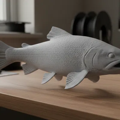 Cá Trout – Tượng Cá Trưng Bày Độc Lập