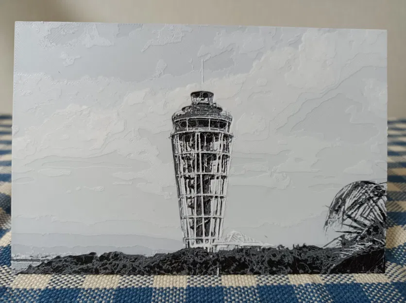 Enoshima Lighthouse HueForge - Image 1