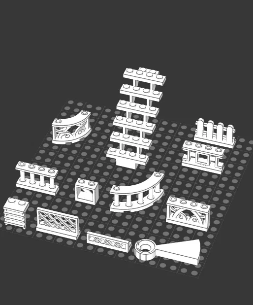 Bộ Mảnh Ghép Lego Tí Hon - Mô Hình In 3D Sáng Tạo - Image 1