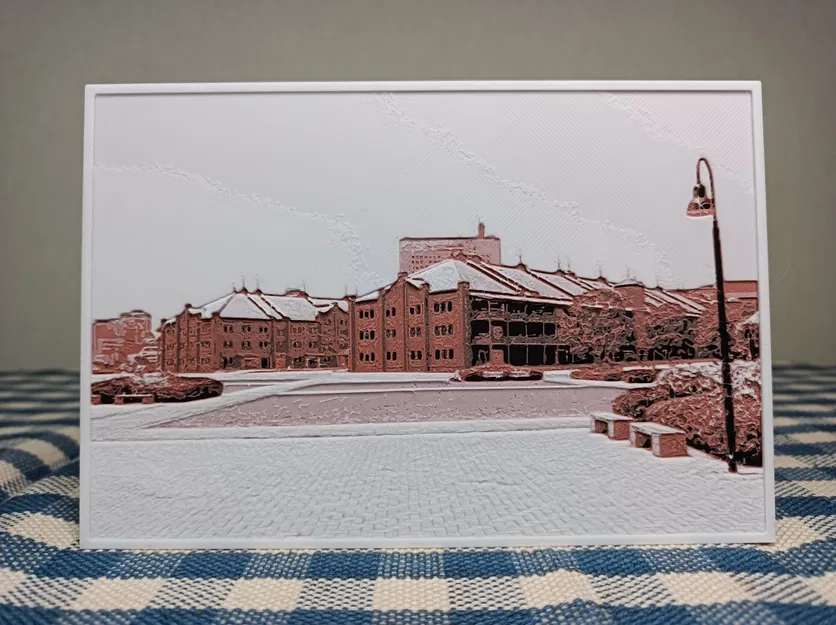 YOKOHAMA Red Brick Warehouse HueForge - Image 1