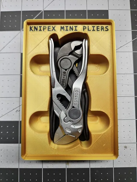Khay Gridfinity 2x3 cho Knipex Mini Pliers (Knipex Mini Pliers Gridfinity) - Image 1