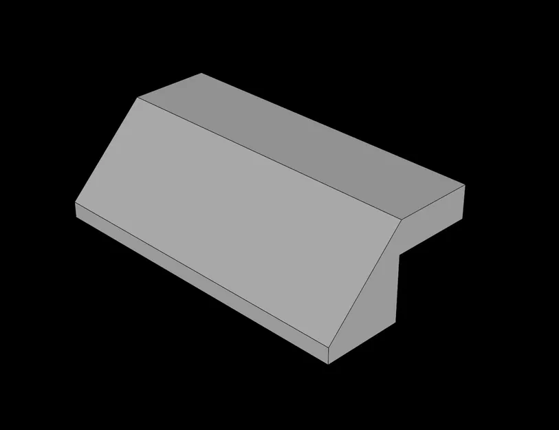 Khối Gạch Dốc Lego Tương Thích 2x4 Có Khe Hở 3D - Image 1