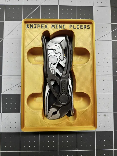 Khay Gridfinity 2x3 cho Knipex Mini Pliers (Knipex Mini Pliers Gridfinity) - Image 5