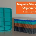 Khay Hộp Lưu Trữ Modular Xếp Chồng Bằng Nam Châm (Magnetic Stackable Organizers) - Thumbnail 1