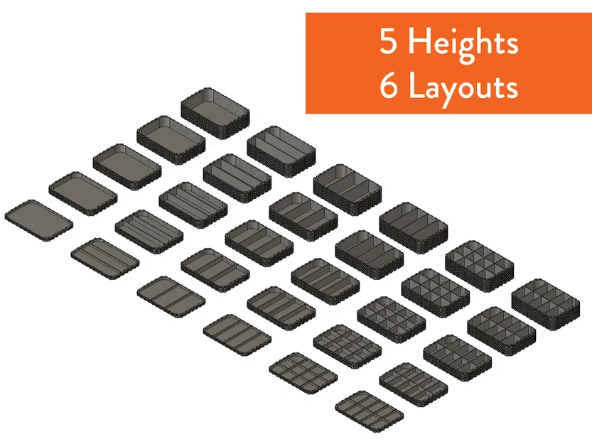 Khay Hộp Lưu Trữ Modular Xếp Chồng Bằng Nam Châm (Magnetic Stackable Organizers) - Image 3