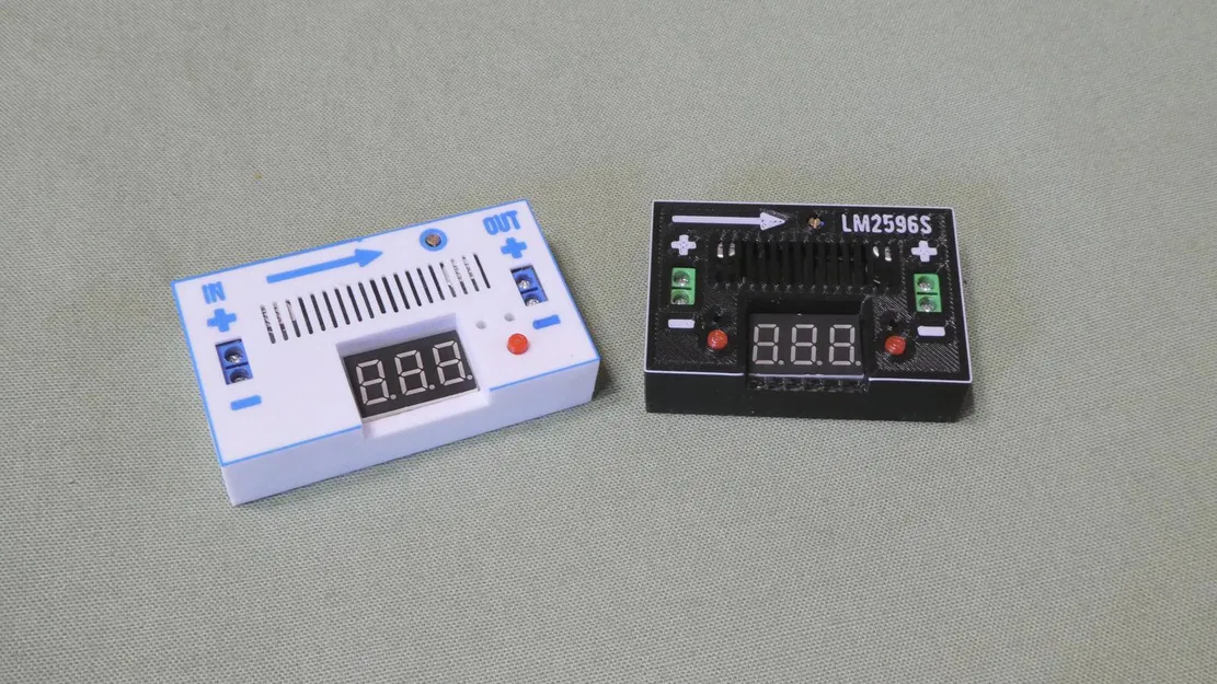 Vỏ gọn cho XL6009E1 step up converter có voltmeter (case/enclosure) - Image 3