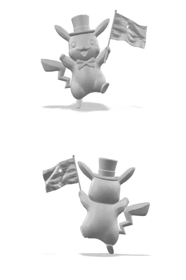 Electro-Freedom – Pikachu 3D mừng Quốc khánh Mỹ - Image 1