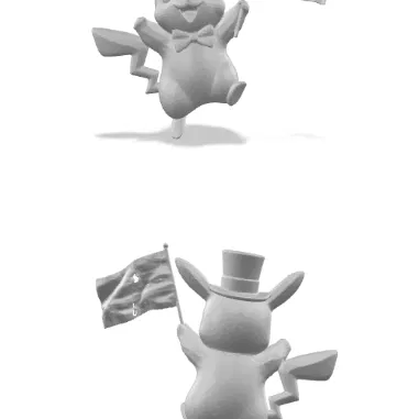 Electro-Freedom – Pikachu 3D mừng Quốc khánh Mỹ