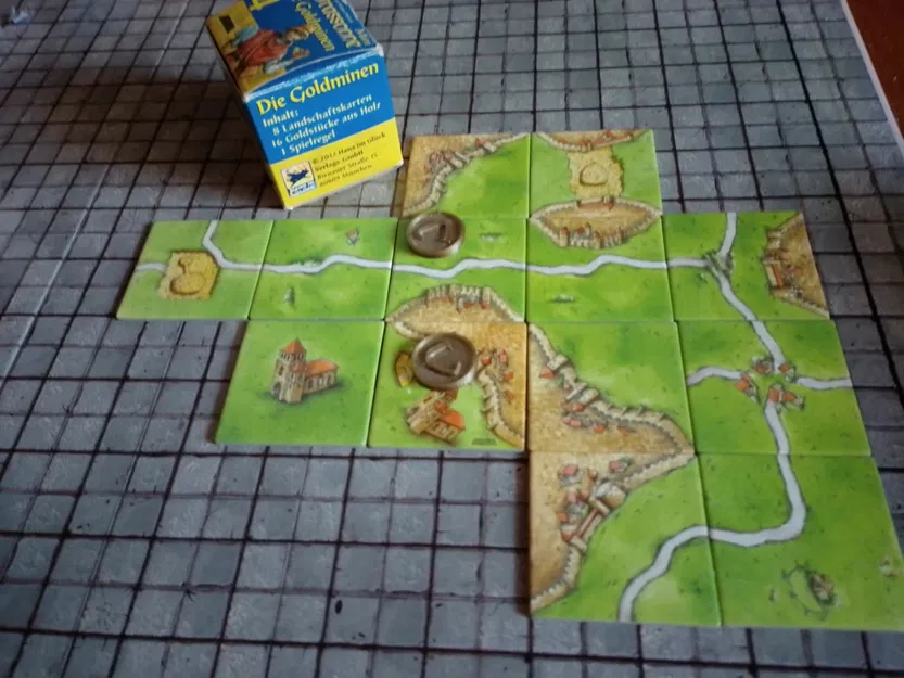 Mô Hình Đồng Tiền Vàng 3D Thay Thế Cho Board Game Carcassonne - Image 1