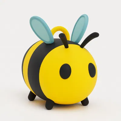 Móc Khóa Chú Ong 3D Đáng Yêu