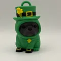 Mô hình Chó Pug St. Patrick - Trang phục Xanh May Mắn - Thumbnail 6