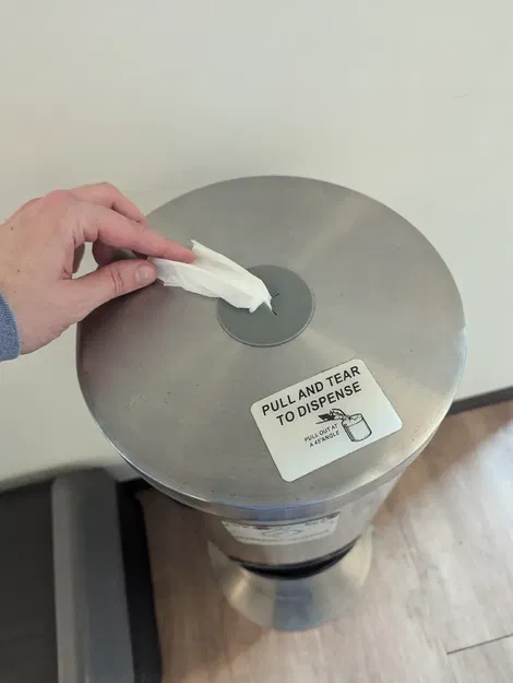 Miệng Xé Thay Thế Cho Hộp Nhả Khăn Lau Phòng Gym - Image 13