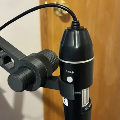 Ngàm kẹp kính hiển vi USB Aliexpress cho tay đỡ khớp (Articulated Arm)