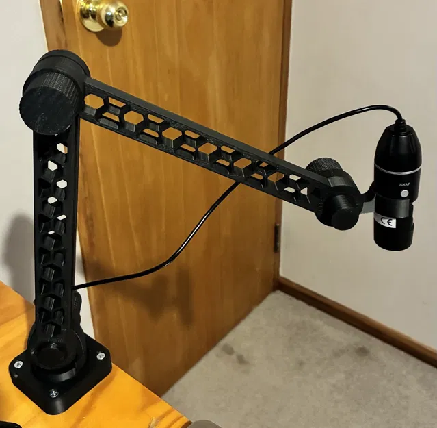 Ngàm kẹp kính hiển vi USB Aliexpress cho tay đỡ khớp (Articulated Arm) - Image 2