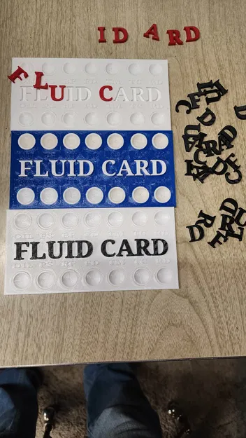 Thẻ Mẫu Chất Lỏng Ô Tô (Fluid/Sample Card-Automotive) - Image 3