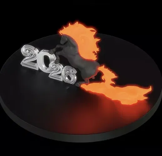 Mẫu 3D in miễn phí Year of the Fire Horse 2026 - Image 2