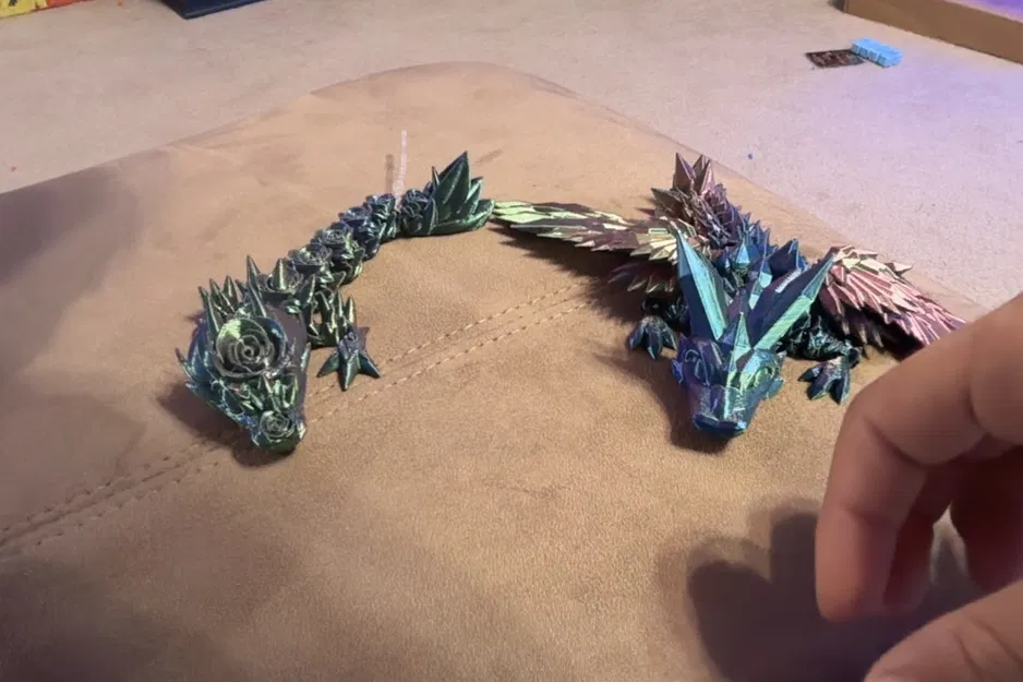 Mô Hình Rồng 3D Đa Khớp - Đồ Chơi & Trang Trí Độc Đáo - Image 1