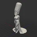 Mô hình Marge Simpson quyến rũ - Bản in 3D độc đáo - Thumbnail 1