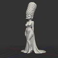 Mô hình Marge Simpson quyến rũ - Bản in 3D độc đáo - Thumbnail 3