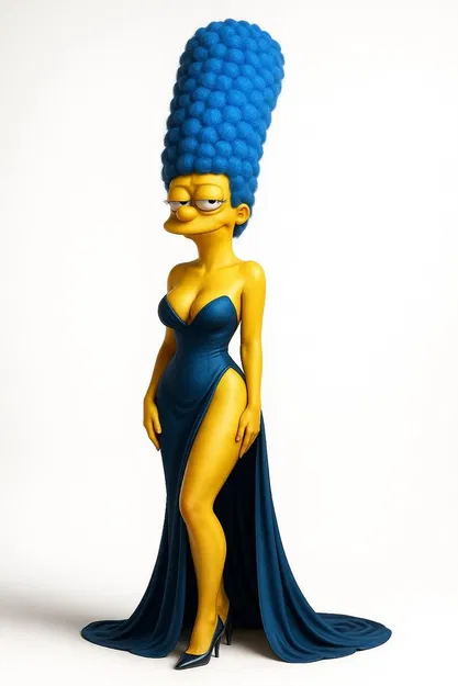 Mô hình Marge Simpson quyến rũ - Bản in 3D độc đáo - Image 4