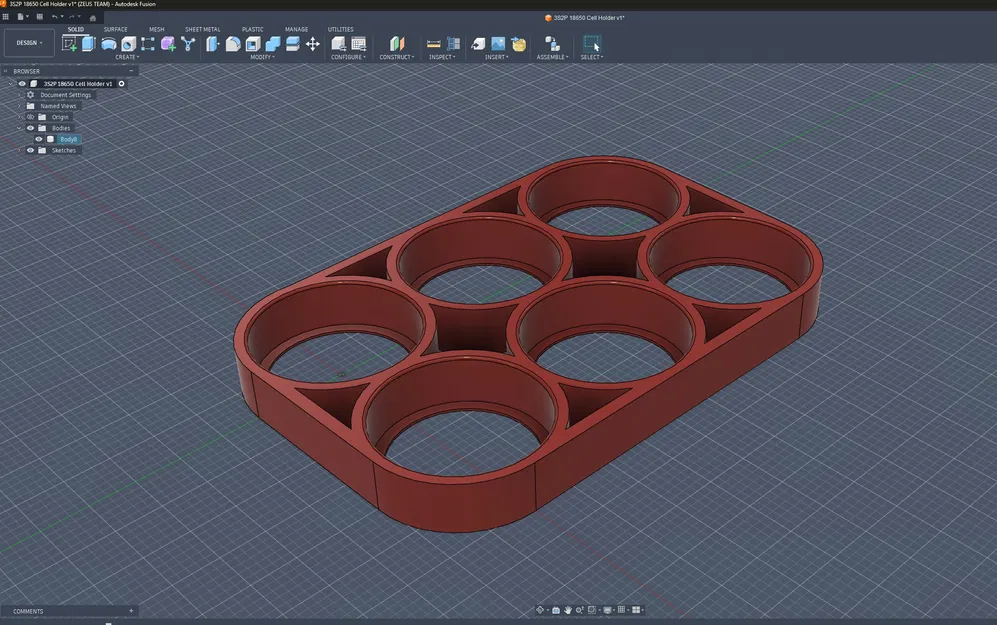 Giá đỡ pin 18650 6S siêu nhẹ cho RC Jets & Drones - Image 1