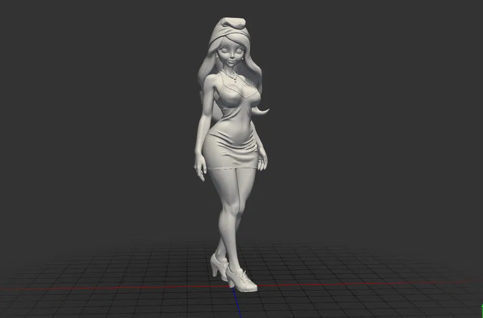 Mô Hình 3D Smurfette Xinh Đẹp - Phiên Bản Hiện Đại - Image 1