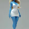 Mô Hình 3D Smurfette Xinh Đẹp - Phiên Bản Hiện Đại - Thumbnail 2