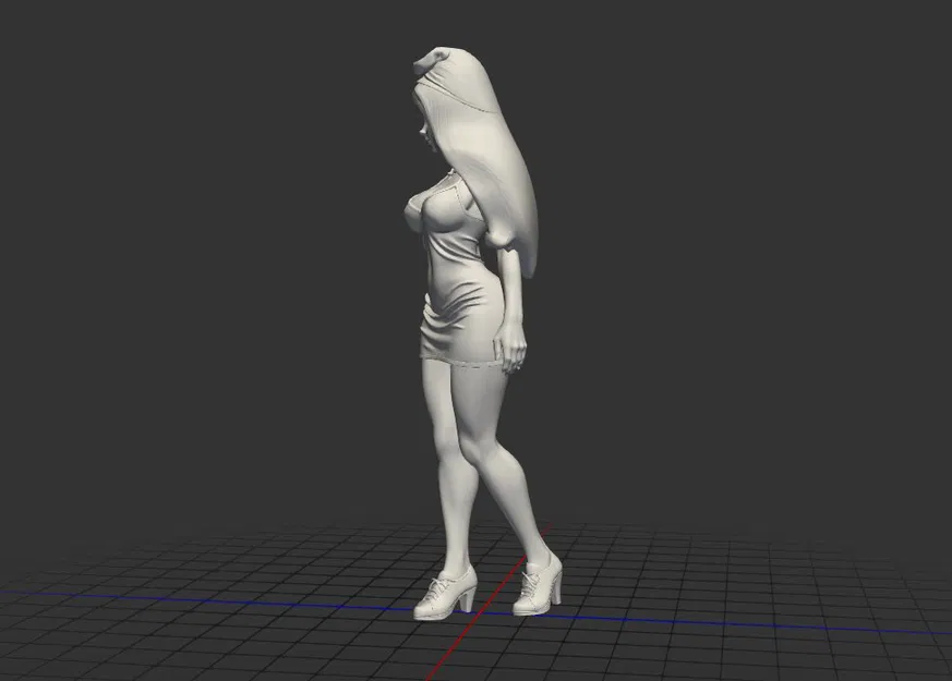 Mô Hình 3D Smurfette Xinh Đẹp - Phiên Bản Hiện Đại - Image 3