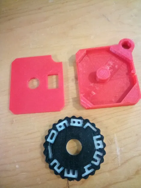 Móc khóa bộ đếm cú đánh golf (golf counter keychain) - Image 2