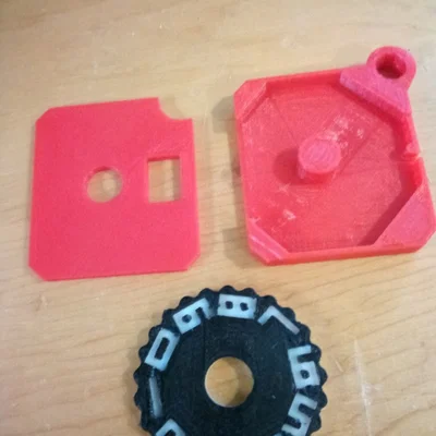 Móc khóa bộ đếm cú đánh golf (golf counter keychain)