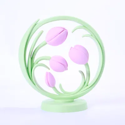 Tác Phẩm Điêu Khắc Vòng Tròn Hoa Tulip (Tulip Circle Sculpture)