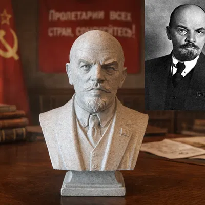 Vladimir Ilyich Ulyanov — Lenin — Tượng bán thân