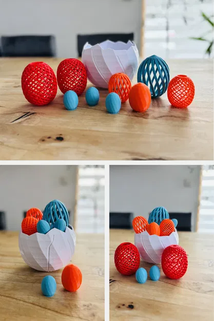 Mô Hình Trứng Phục Sinh 3D Độc Đáo - Image 1