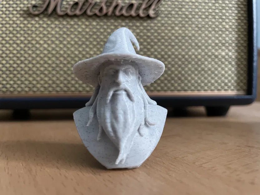 Tượng Busta Gandalf Chúa Tể Những Chiếc Nhẫn 3D - Image 1