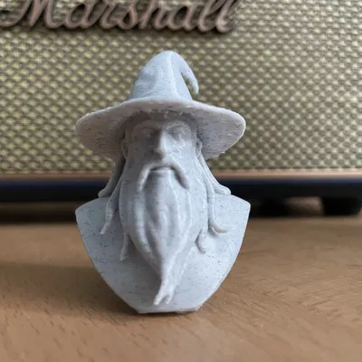 Tượng Busta Gandalf Chúa Tể Những Chiếc Nhẫn 3D