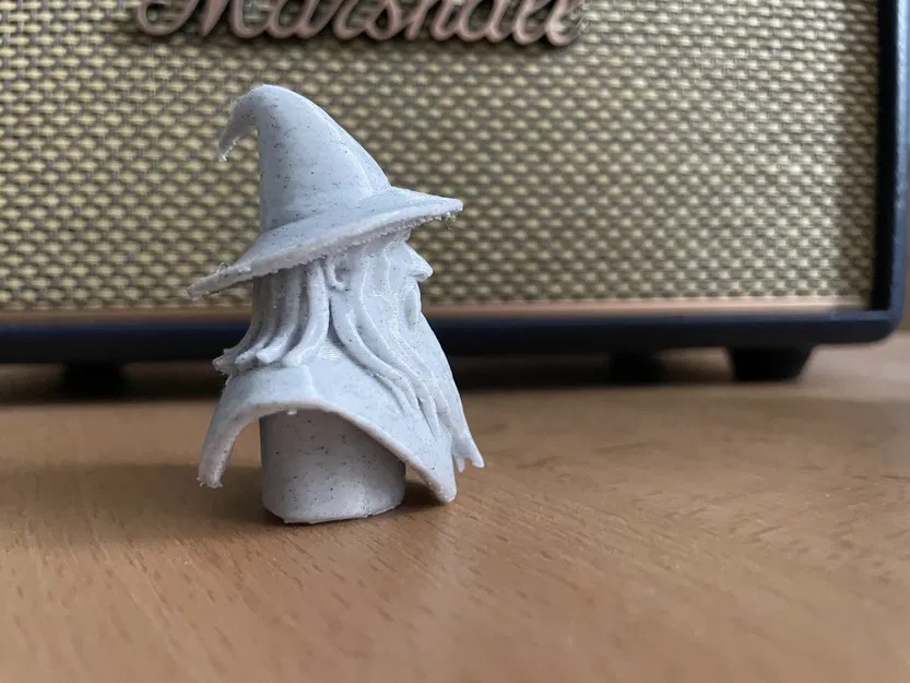 Tượng Busta Gandalf Chúa Tể Những Chiếc Nhẫn 3D - Image 2