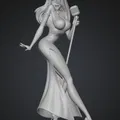 Mô hình Jessica Rabbit 3D - Tượng Nữ Ca Sĩ Quyến Rũ - Thumbnail 1