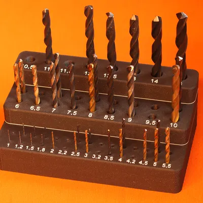 Kệ Để Mũi Khoan 1-16mm Chuẩn Metric - Sắp Xếp Gọn Gàng