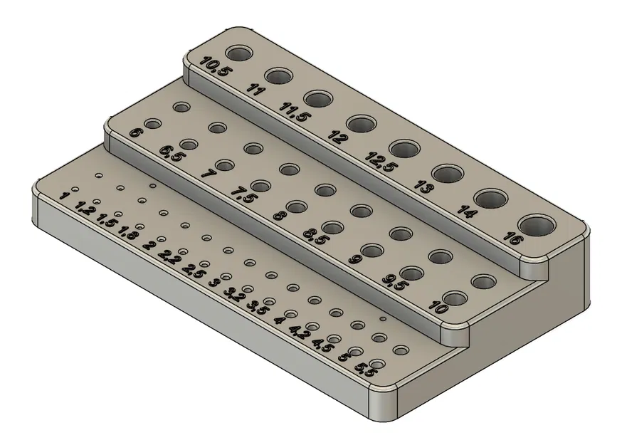 Kệ Để Mũi Khoan 1-16mm Chuẩn Metric - Sắp Xếp Gọn Gàng - Image 5