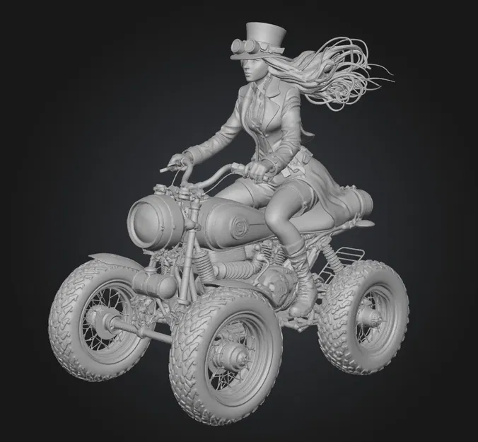 Mô Hình Steampunk Rider Dusbound Dynamo Độc Đáo - Image 1