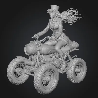 Mô Hình Steampunk Rider Dusbound Dynamo Độc Đáo