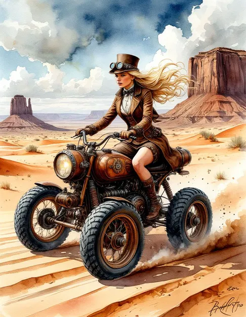 Mô Hình Steampunk Rider Dusbound Dynamo Độc Đáo - Image 2