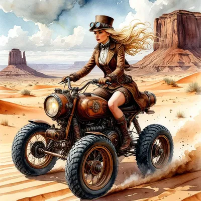 Mô Hình Steampunk Rider Dusbound Dynamo Độc Đáo