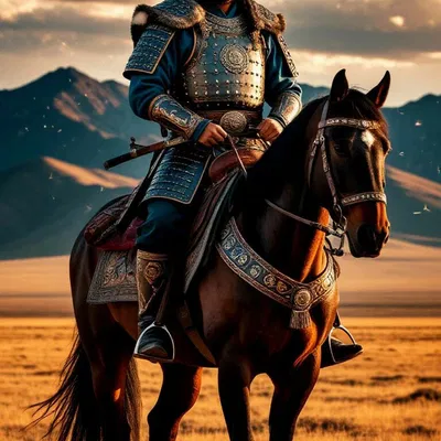 Mô Hình Kỵ Sĩ Giáp Xanh: Chiến Binh Mông Cổ Oai Phong