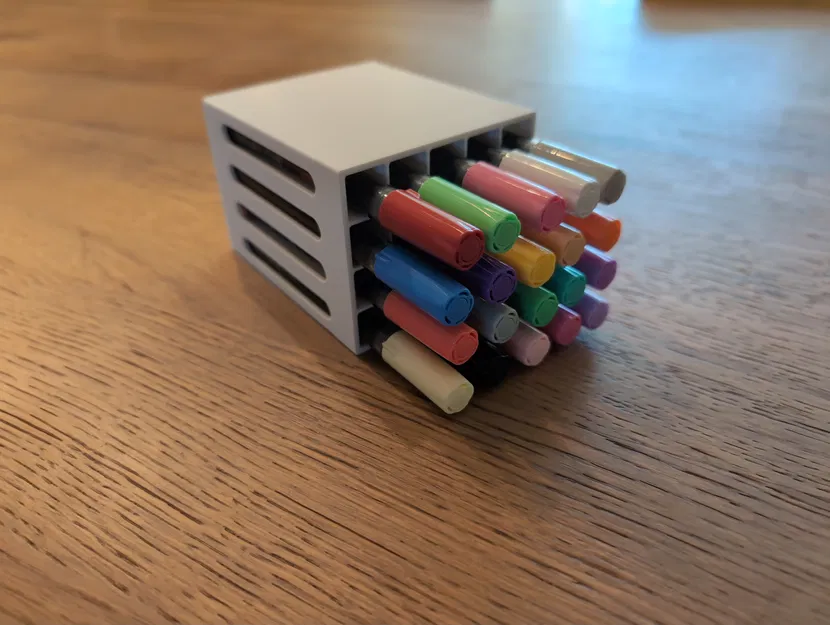 Hộp Đựng Bút 20 Ngăn Đa Năng In 3D - Image 2