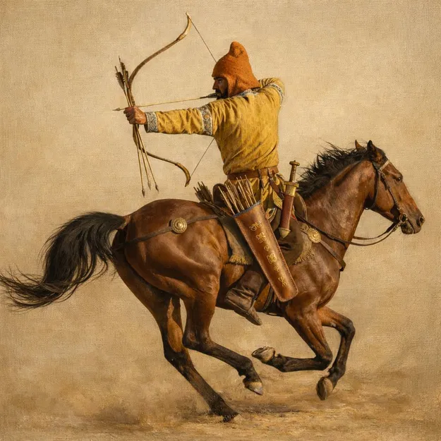 Mô Hình 3D Cung Thủ Ngựa Phi "Galloping Archer" - Image 2