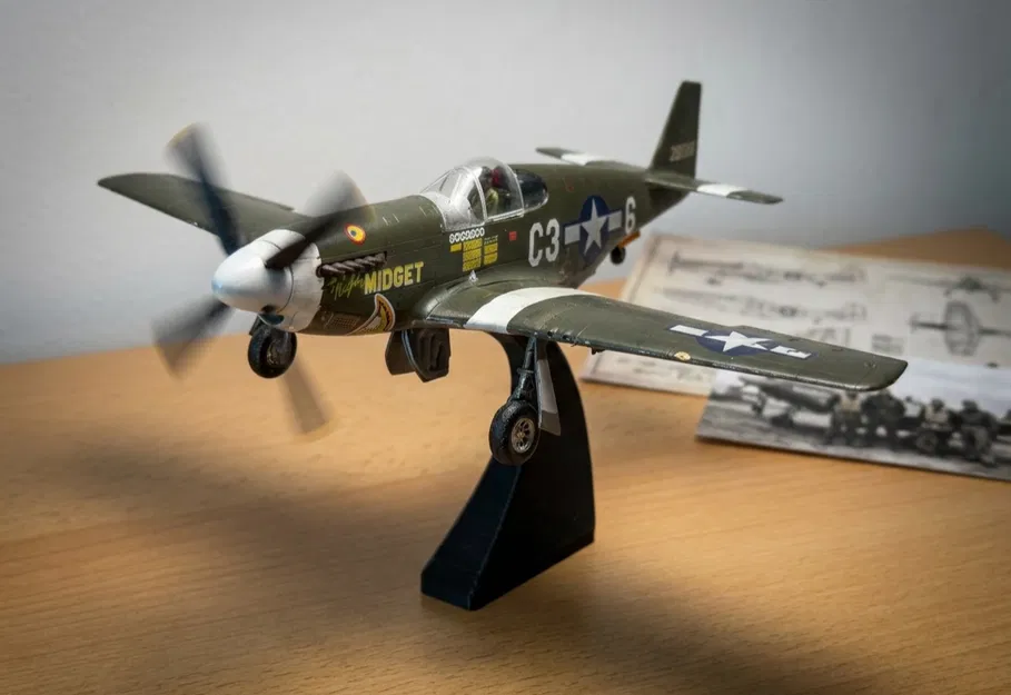 Chân đế trưng bày mô hình máy bay tỷ lệ 1:48 - Image 1