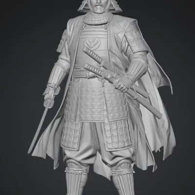 Mô hình Samurai "Golden Crest" - Chiến Binh Uy Dũng