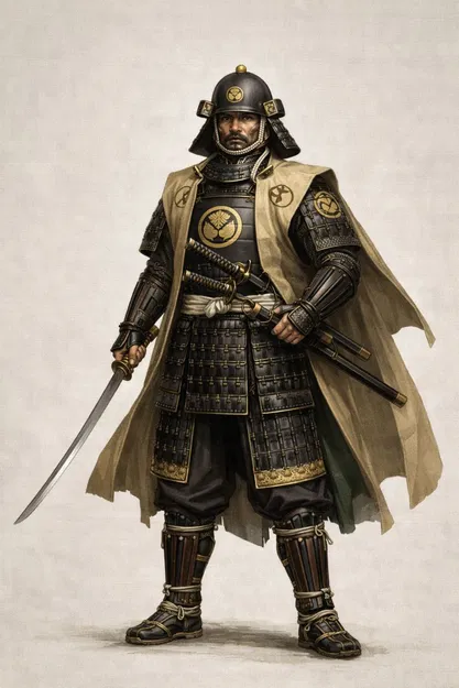 Mô hình Samurai "Golden Crest" - Chiến Binh Uy Dũng - Image 2