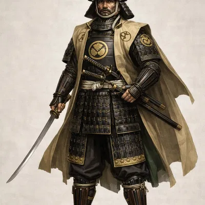 Mô hình Samurai "Golden Crest" - Chiến Binh Uy Dũng